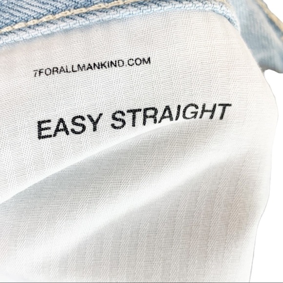 7 for all Mankind Easy Straight Jeans Size 25 - Picture 12 of 15